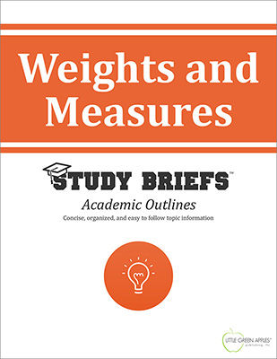 Weights and Measures cover